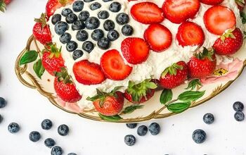 Blueberry Shortcake (Healthy Flag Cake)