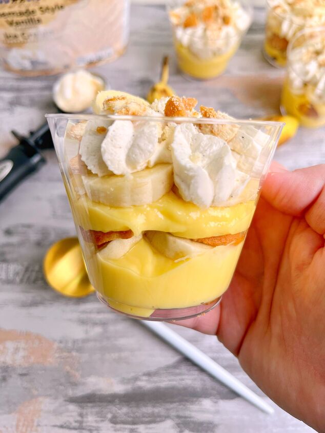secret ingredient banana pudding cups