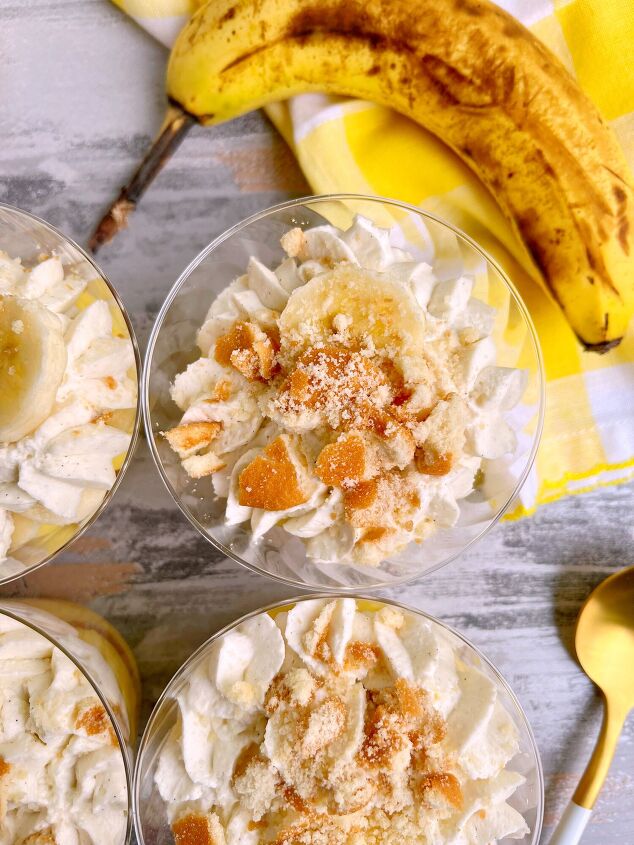 secret ingredient banana pudding cups