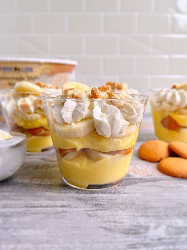 secret ingredient banana pudding cups