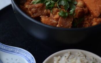 Sweet Potato, Chickpea, Peanut and Red Pepper Stew