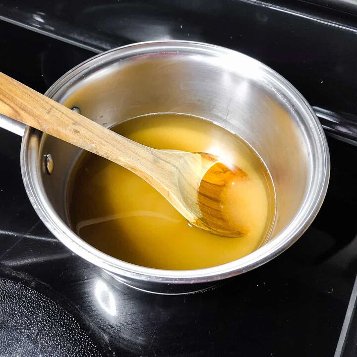 ginger simple syrup, Melt the sugar into the water