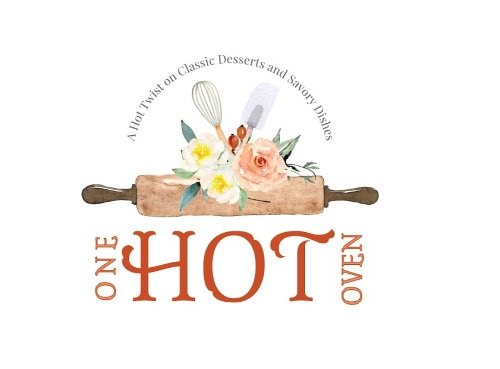 apricot cherry upside down cake, One Hot Oven Logo