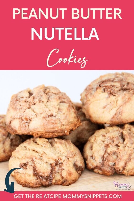 an easy recipe for peanut butter nutella cookies, Peanut Butter Nutella Cookies