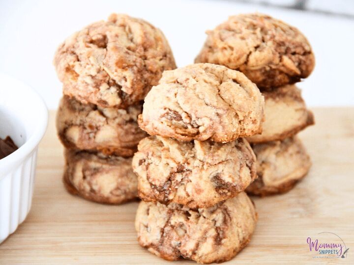 an easy recipe for peanut butter nutella cookies, Peanut Butter and Nutella Cookies