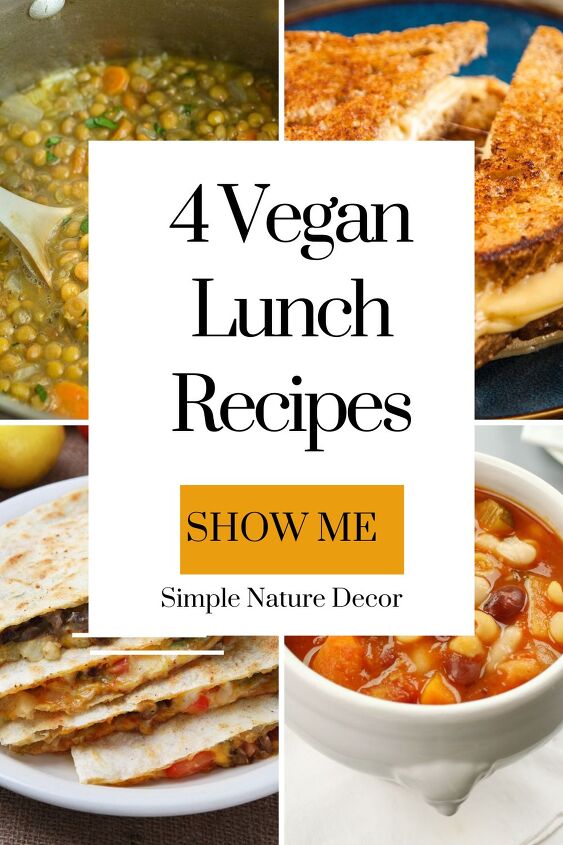 4 vegan lunch recipes to keep you warm, vegan lunch recipe