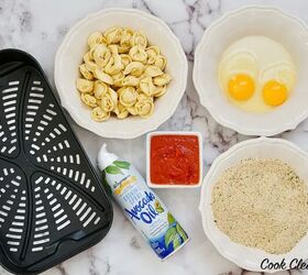 air fried tortellini, Ingredients for air fried tortellini