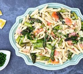 This fresh, bright, & creamy pasta salad is PERFECT for summer