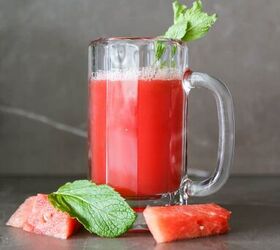 2 Ingredient Watermelon Mint Juice Recipe