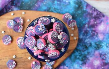 Mini Space Cookies: How to Make Galaxy Shortbread Bites