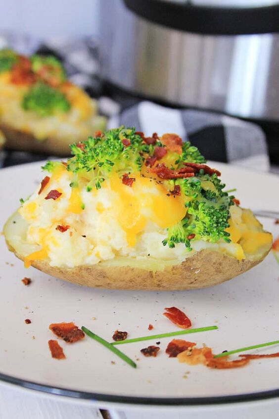 instant pot loaded baked potatoes