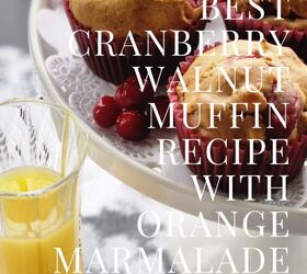 best cranberry walnut muffin recipe with orange marmalade