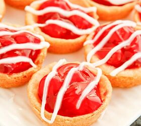 easy cherry pie cookies recipe, Cherry pie cookies topped with glaze