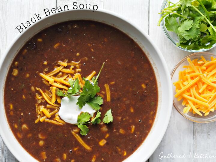 easy taco soup in 25 minutes, Easy Black Bean Soup