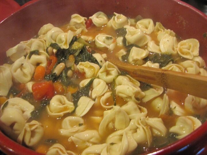 easy taco soup in 25 minutes, Tortellini Soup Recipe Gathered In The Kitchen