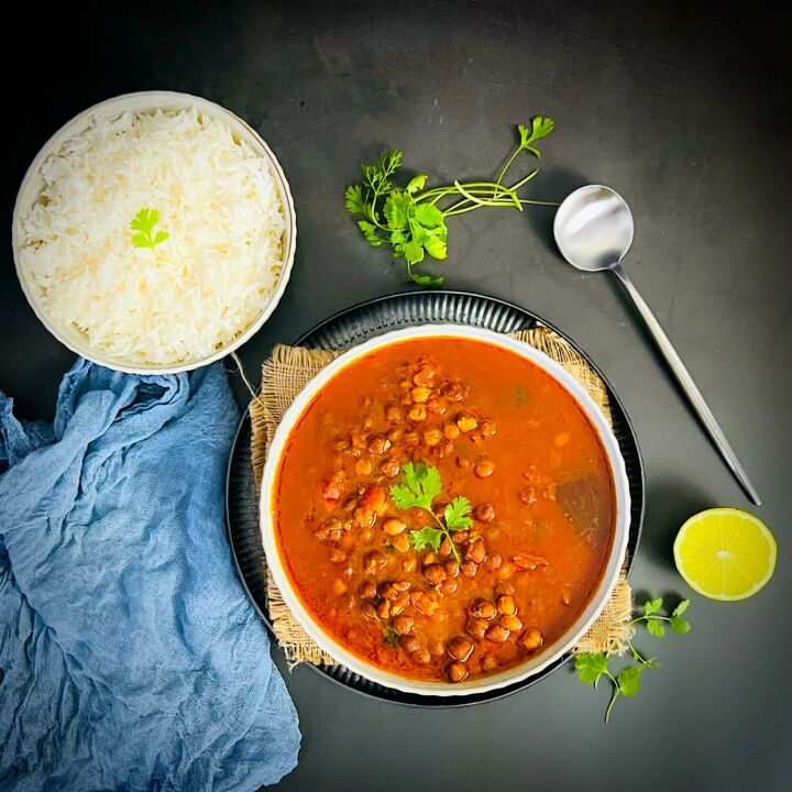 delicious kala chana curry instant pot, Black chickpea curry