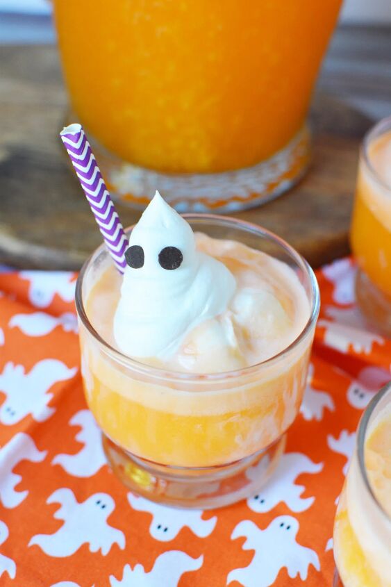 sip slurp and shiver devilishly delicious halloween drink recipes, Spooky Ghost Punch