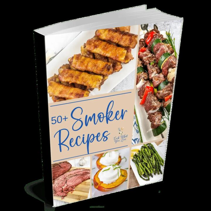 smoked pork pineapple skewers, 50 Smoker Recipes eBook cover image