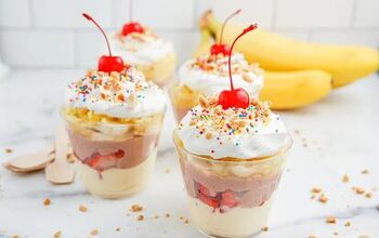 No-Bake Banana Split Pudding Cups Recipe