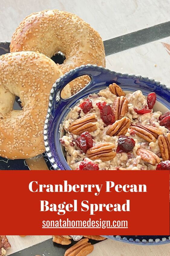 cranberry pecan bagel spread recipe, Cranberry Pecan Bagel Spread