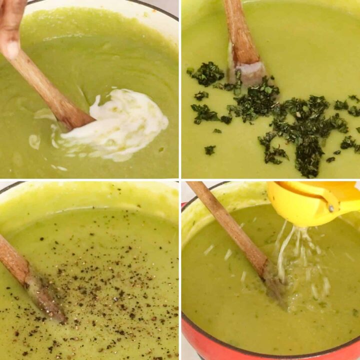 fresh or frozen pea soup recipe best green pea soup, Mint and Pea Soup