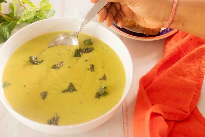 fresh or frozen pea soup recipe best green pea soup, Sweet Pea Soup made with fresh green peas or frozen green peas