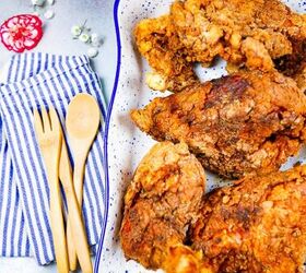 The Easiest Crispiest Fried Chicken