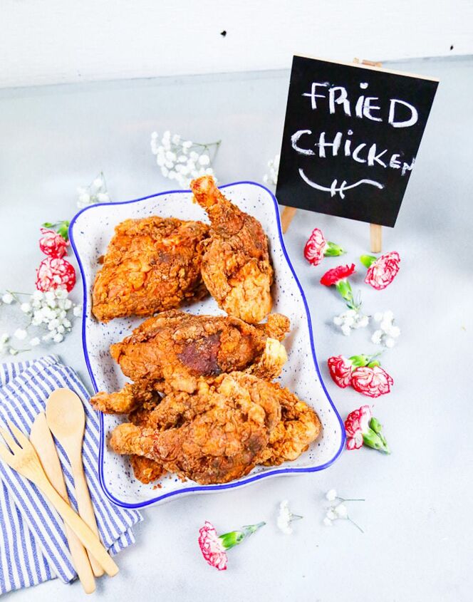 the easiest crispiest fried chicken, Recipes chicken fry take a piece of fried chicken