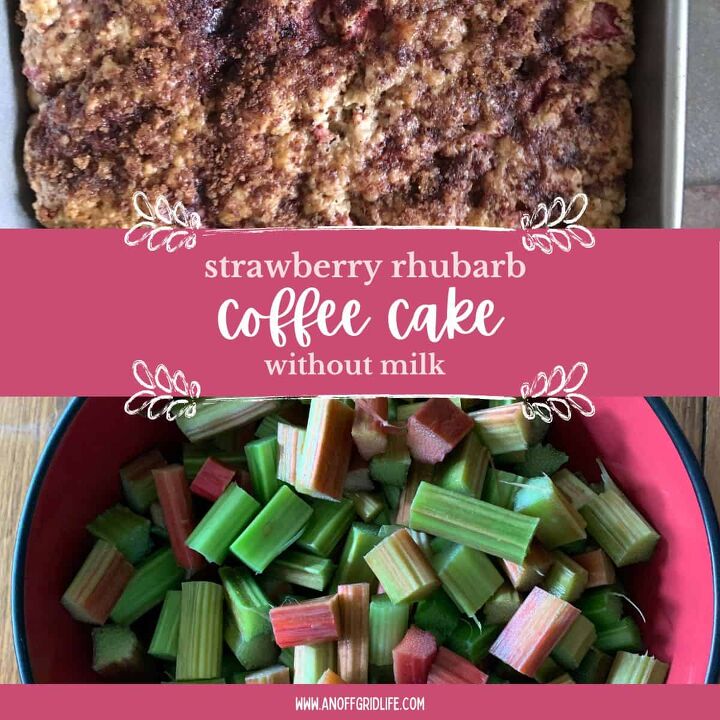 strawberry rhubarb coffee cake without milk, Strawberry Rhubarb Coffee Cake Without Milk