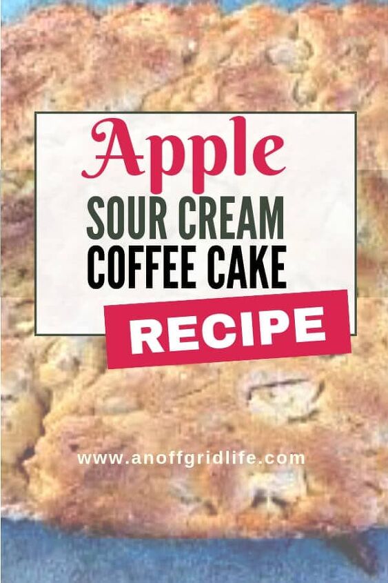 strawberry rhubarb coffee cake without milk, Apple Sour Cream Coffee Cake Recipe