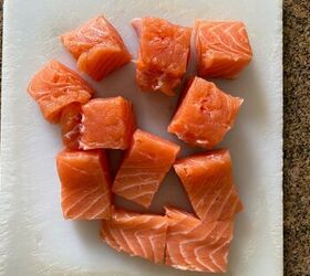 spicy salmon bites