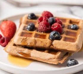 best vegan waffles easy homemade recipe, Photo credit Lavender Macarons