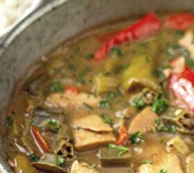 easy and quick low fat vegan chilli, Vegan Gumbo recipe