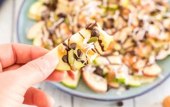 Crunchy Apple Nachos With Sweet and Salty Toppings