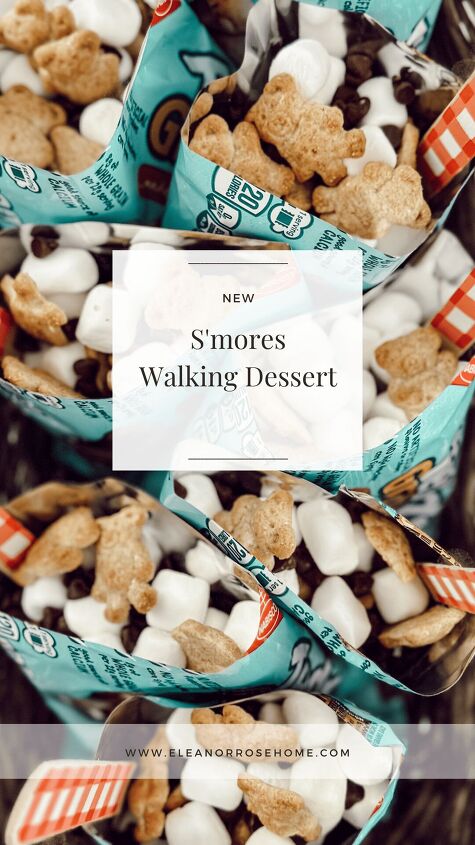 mores dessert in a bag, S mores walking dessert recipe for summer