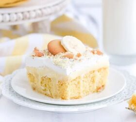 Light and Creamy Banana Poke Cake Recipe