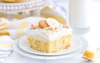 Light and Creamy Banana Poke Cake Recipe