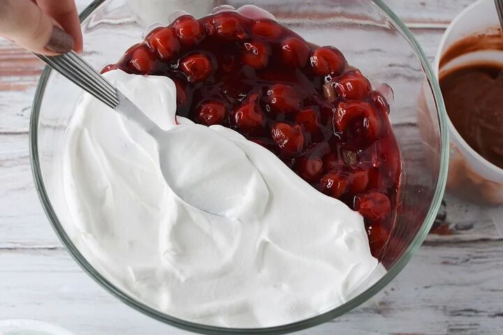 Add Toping Chocolate Cherry Black Forest Trifle | Foodtalk