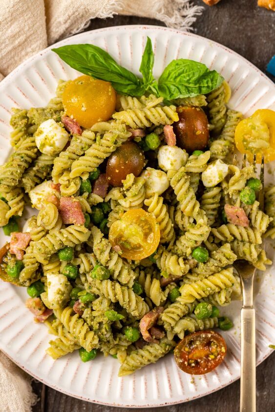 walnut and pea pesto pasta salad, If you re looking for an easy lunch for summer this pasta salad is just what you need