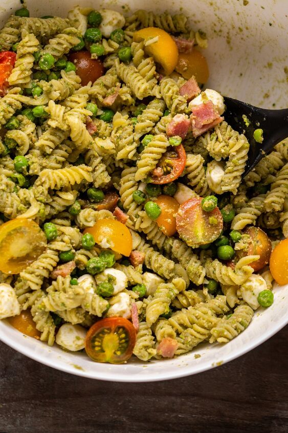 walnut and pea pesto pasta salad, This recipe is not only tasty but so easy to make All you need is 30 minutes