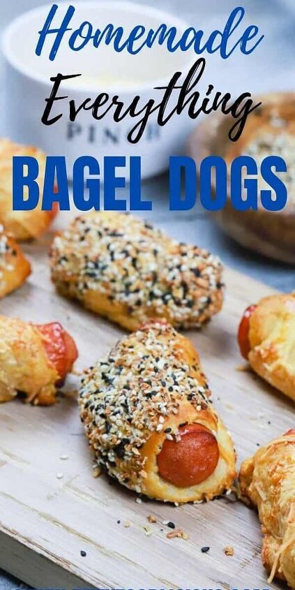 homemade everything bagel dogs, Homemade Everything Bagel Dogs homemade bagel dogs everything bagel seasoning pastry pups pigs in a blanket hotdogs appetizer summer appetizers homemade bagel dogs everything bagel dogs mini bagel dogs shredded parmesan cheese nitrate free hot dogs mini everything bagel dogs