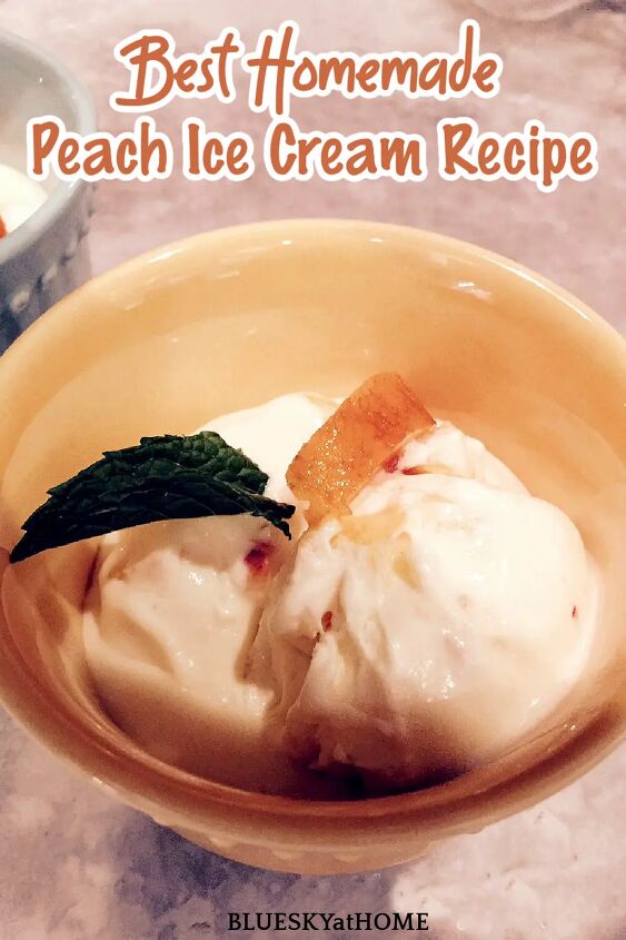 best peach ice cream recipe, Peach Ice Cream Recipe