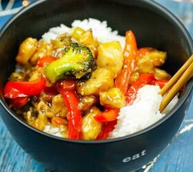 <b>Our dinner suggestion:</b> Healthy orange chicken