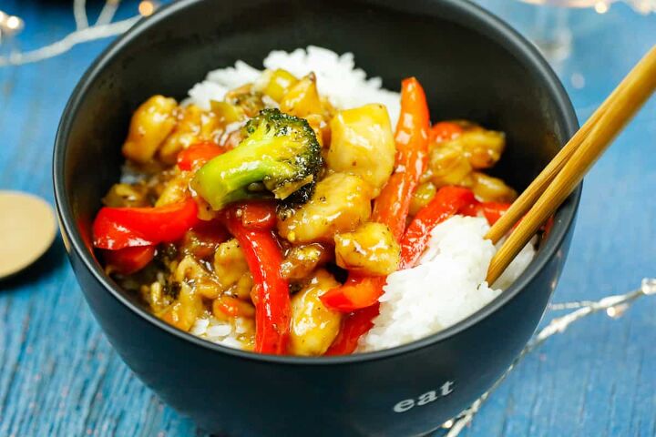 is orange chicken healthy recipe included, healthy orange chicken stir fry