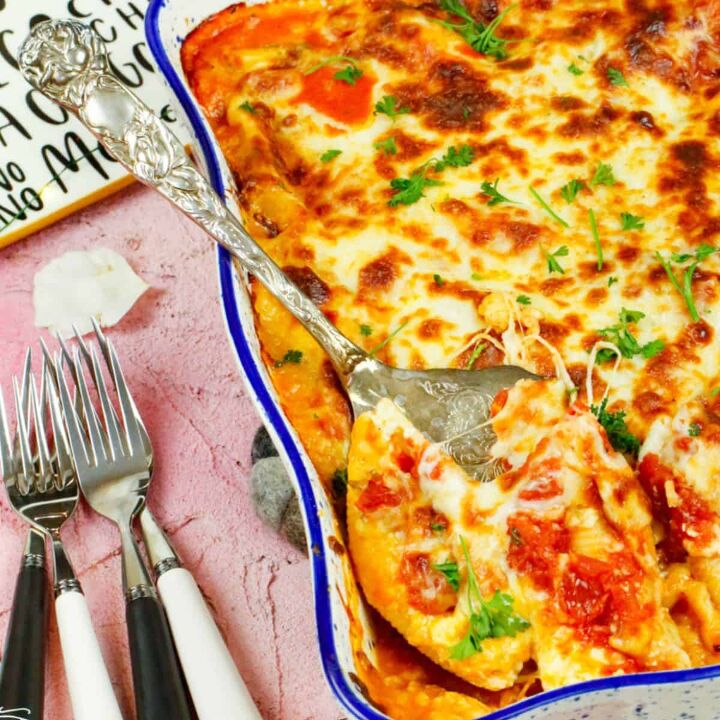 is orange chicken healthy recipe included, featured image meat sauce stuffed shells