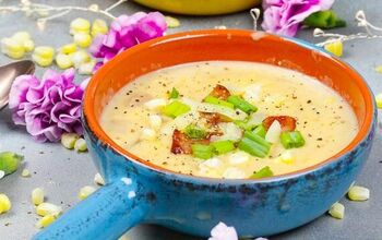 CORN CHOWDER WITH BACON AND CHIVES