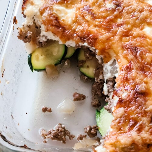 cheesy chicken and broccoli casserole, This delicious gluten free low carb beef zucchini au gratin recipe is packed with nutrient dense ingredients smothered in cheesy goodness