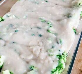 cheesy chicken and broccoli casserole, This classic cheesy chicken and broccoli casserole recipe is a low carb low calorie delicious yet nutritious dinner made simple