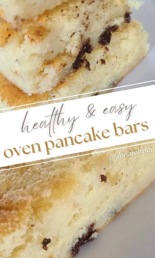 20 minute oven pancake bars, Fluffy and easy these 20 minute oven pancake bars include a boost of protein powder for a healthy breakfast adored by mom and kids alike