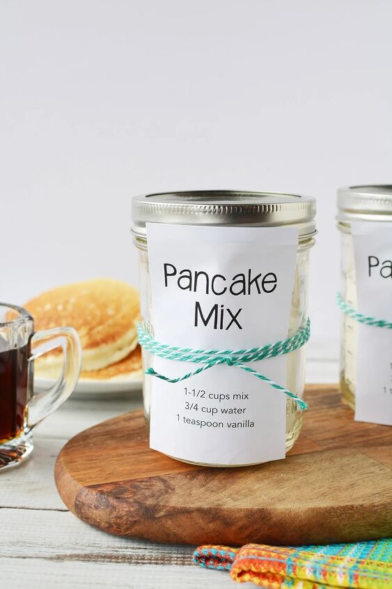 homemade pancake mix recipe to stock your pantry, Jar of basic pancake mix
